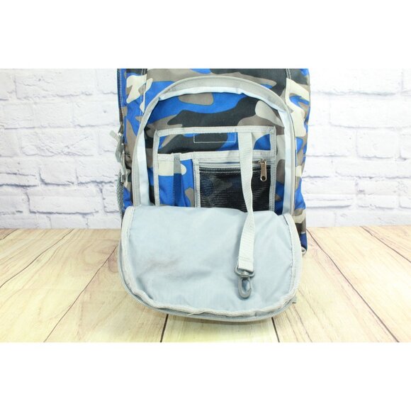 LL Bean Big Kids Deluxe Book Pack 37L School Backpack Camo Print - Picture 8 of 13